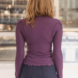 Baserange Omato Long Sleeve Tee - Venet Purple