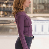 Baserange Omato Long Sleeve Tee - Venet Purple