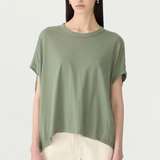 Bassike Circle T.shirt - Dark Sage