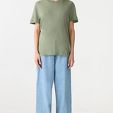 Bassike Classic T-shirt - Dark Sage