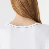 Bassike Classic V-neck T-shirt - White