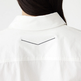 Bassike Crushed Cotton Gathered Shirt - Natural