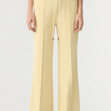 Bassike Refined Pinstitch Pant - Lemon Glaze