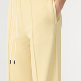 Bassike Refined Pinstitch Pant - Lemon Glaze