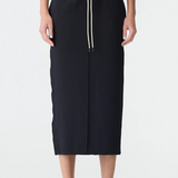 Bassike Stretch Twill Minimal Skirt - Black