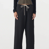 Bassike Twill Minimal Pant - Black