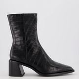 Bronwyn Madison - Black Croc Emboss