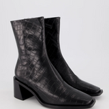 Bronwyn Madison - Black Croc Emboss
