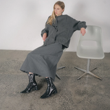 Bronwyn Madison - Black Croc Emboss