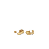 C&V Mini Ripple Hoops - Gold