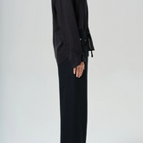 Citizens Of Humanity Brynn Drawstring Trousers - Black Linen