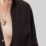 Citizens Of Humanity Kayla Shrunken Linen Shirt - Chocolate