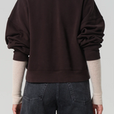 Citizens Of Humanity Mirelle Funnel Neck - Chocolate