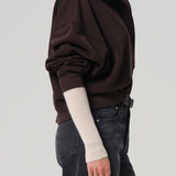Citizens Of Humanity Mirelle Funnel Neck - Chocolate
