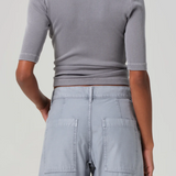 Citizens Of Humanity Nali Short Sleeve Henley - Balboa