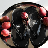 Commonplace Essentials Boundary Sandal - Black/White