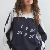Commonplace Essentials Common Sweatshirt - Navy/Sky