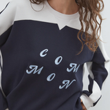 Commonplace Essentials Common Sweatshirt - Navy/Sky