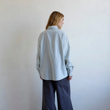 Commonplace Essentials Cortez Shirt - Mint Stripe