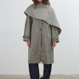 Commonplace Essentials Lady Gingham Trench - Black/White