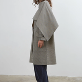 Commonplace Essentials Lady Gingham Trench - Black/White