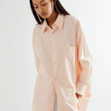 Commonplace Essentials Peachy Oversized Shirt - Baby Pink