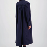 Daylight Moon Into The Cosomos Dress - Navy Cotton
