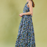 Daylight Moon Smell Of The Sea Wrap Dress - Acid Pansy