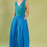 Daylight Moon Smell Of The Sea Wrap Dress - Gingham Multi