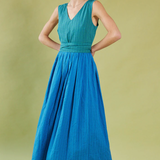 Daylight Moon Smell Of The Sea Wrap Dress - Gingham Multi