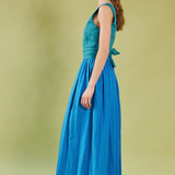 Daylight Moon Smell Of The Sea Wrap Dress - Gingham Multi