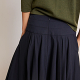 Daylight Moon Some People Say Skirt - French Navy