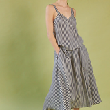 Daylight Moon Window In Your Heart Skirt - Stripe