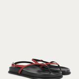 Deadly Ponies Artemis Sandal - Salsa Suede/Black