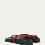 Deadly Ponies Artemis Sandal - Salsa Suede/Black