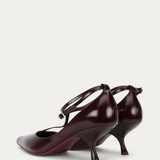 Deadly Ponies Epona Heel- Dark Cherry Gloss
