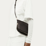 Deadly Ponies Gator Crossbody - Black Bulle/Brass