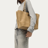 Deadly Ponies Large Bandit Tote - Oat Suede