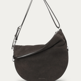 Deadly Ponies Leopard Hobo - Asphalt Suede