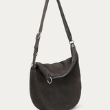 Deadly Ponies Leopard Hobo - Asphalt Suede