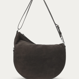 Deadly Ponies Leopard Hobo - Asphalt Suede