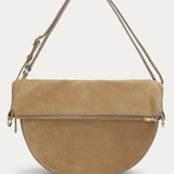 Deadly Ponies Leopard Hobo - Oat Suede