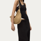 Deadly Ponies Leopard Hobo - Oat Suede