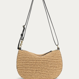 Deadly Ponies Mini Sling Bag - Natural Raffia/Black