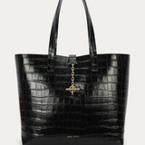 Deadly Ponies Mr Porter Tote - Black Croc