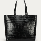 Deadly Ponies Mr Porter Tote - Black Croc