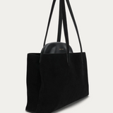 Deadly Ponies Mr Vault Tote - Black Suede