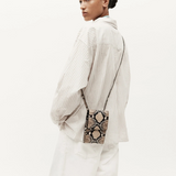 Deadly Ponies Poucheroo - Leather Strap - Birch Python