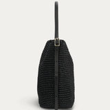 Deadly Ponies Rush Tote - Black Raffia/Black