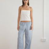 Deiji Studios Angle Pocket Pocket Pant - Blue Stripe